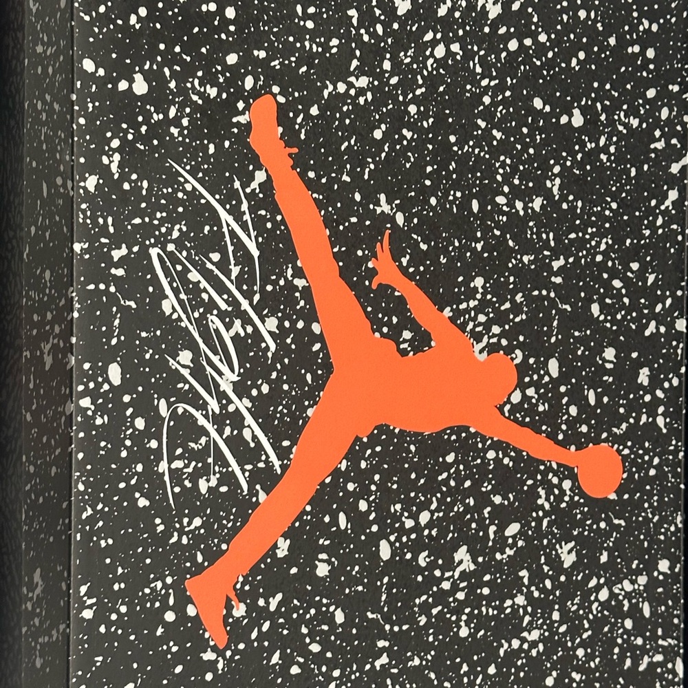 Jordan Sneakers - Black and Orange